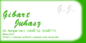 gibart juhasz business card